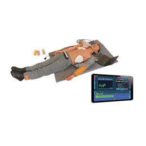 Megacode cardiopulmonary resuscitation simulator